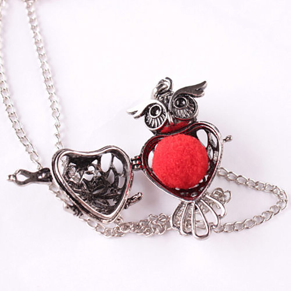 Fashion Owl Locket Essential Oil Aromatherapy