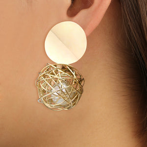 Fashion Statement Ball Earrings