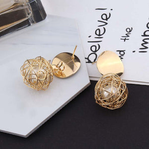 Fashion Statement Ball Earrings