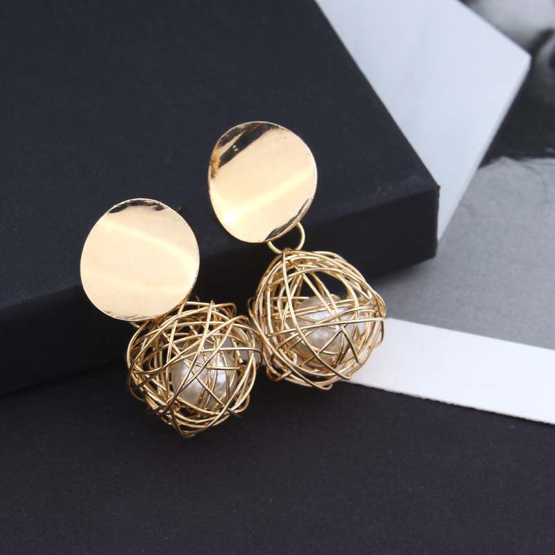 Fashion Statement Ball Earrings