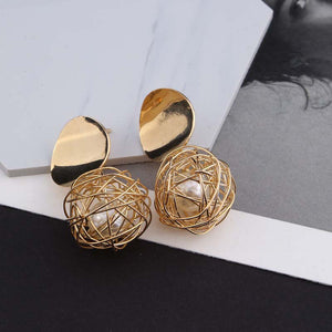 Fashion Statement Ball Earrings