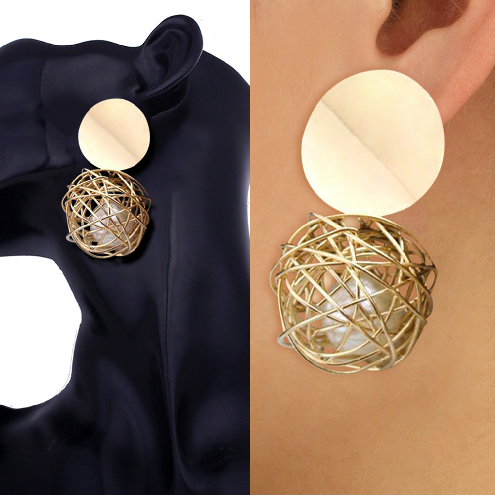 Fashion Statement Ball Earrings