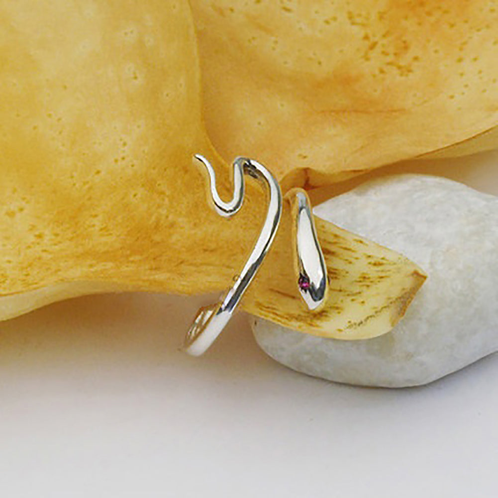 Fashion Snake Shape Opening Finger Ring