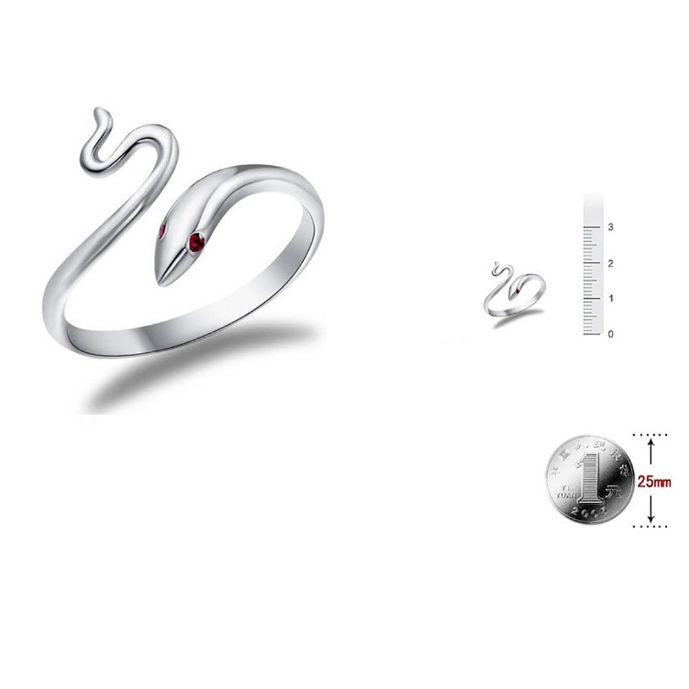 Fashion Snake Shape Opening Finger Ring